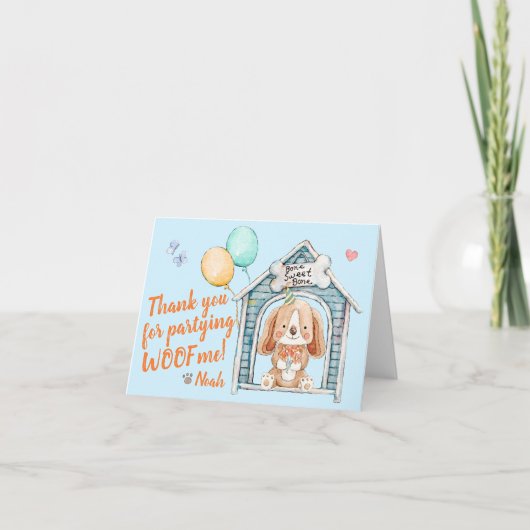 Chien Chien Chien Chien Anniversaire Merci Note Ca (Devant)