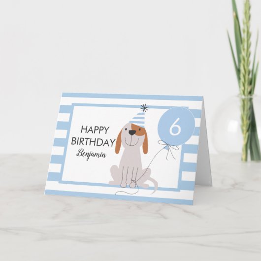 Chien Chien Chien Chien Chien Carte Anniversaire N (Devant)