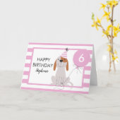 Chien Chien Chien Chien Chien Carte Anniversaire N (Fleur jaune)