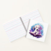Chien Chien Chien Mignonne Lire Un Livre Propriéta (Intérieur)