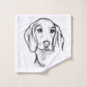Chien-chien dragon (Gant de toilette)