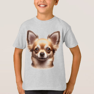 Chien Chihuahua à cheveux longs T-shirt
