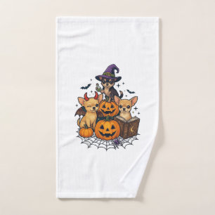 Chien Chihuahua Halloween Citrouilles Chapeau de S
