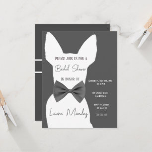 Chien Chihuahua moderne Bridal Shower Invitation
