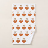 Chien chiot de Corgi mignon (Serviette à main)