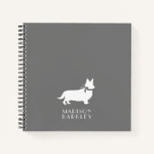 Chien chiot de Corgi Pembroke Carnet gallois (Devant)