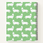 Chien chiot de Corgi Pembroke Carnet gallois (Dos)