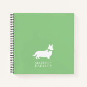 Chien chiot de Corgi Pembroke Carnet gallois (Devant)