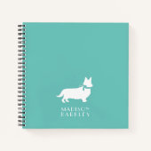 Chien chiot de Corgi Pembroke Carnet gallois (Devant)