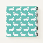 Chien chiot de Corgi Pembroke Carnet gallois (Dos)