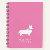 Chien chiot de Corgi Pembroke Carnet gallois (Devant)