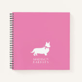 Chien chiot de Corgi Pembroke Carnet gallois (Devant)