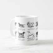 CHIEN CLASSIQUE PAIE DU CAFÉ MUG (Devant gauche)