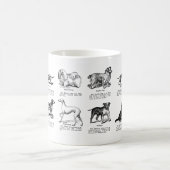 CHIEN CLASSIQUE PAIE DU CAFÉ MUG (Centre)