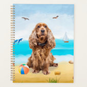 Chien Cocker Spaniel sur la plage (Devant)