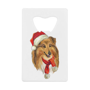 Chien Colley de Noël