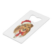 Chien Colley de Noël (Devant Angle)