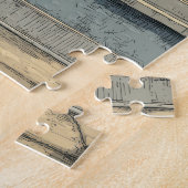 Chien cool et mystérieux Bunny puzzle (Côté)