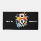 Chien Cool mignon avec lunettes de soleil (Recto)