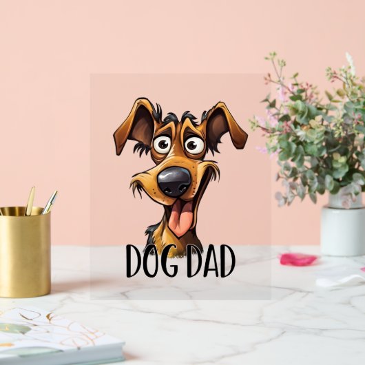 Chien cool Papa mot art (Mariage)