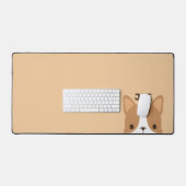 Chien Corgi mignon avec nom personnalisé (Clavier et souris)