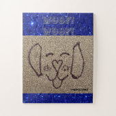 CHIEN COUPÉ FACE PUZZLE (Vertical)