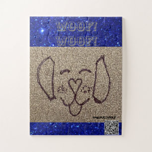 CHIEN COUPÉ FACE PUZZLE