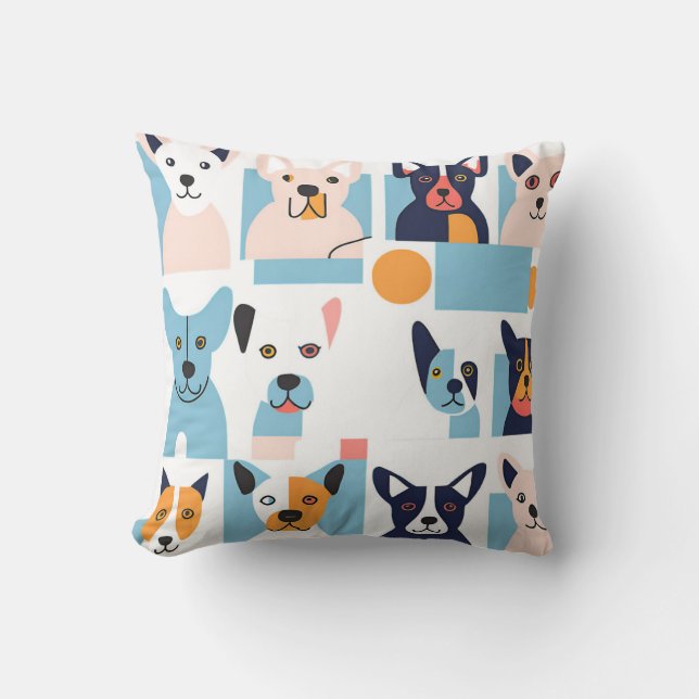 chien coussin style picasso (Recto)