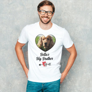 Chien customisé photo grand frère T-Shirt