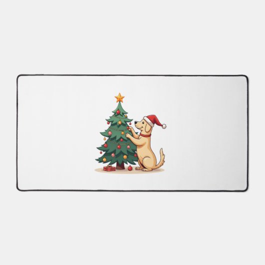 Chien d'aide à l'arbre de Noël du Labrador (Recto)