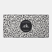 Chien dalmate Abstrait Motif Monogramme (Recto)