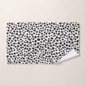 Chien dalmate Abstrait Motif Monogramme (Serviette à main)