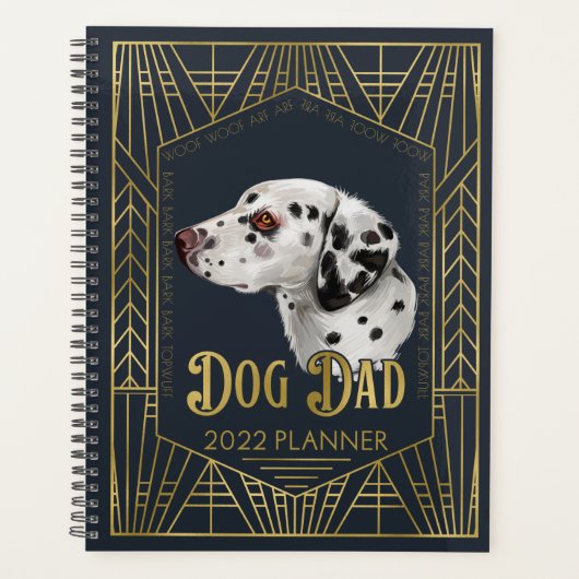Chien dalmate papa drôle 2022 (Devant)