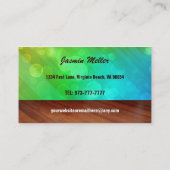 Chien dans des cartes de visite de bain (Dos)