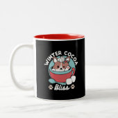 Chien dans la Mug Festive pour Vibes de vacances - (Gauche)