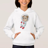 Chien dans l'espace en costume (Devant)