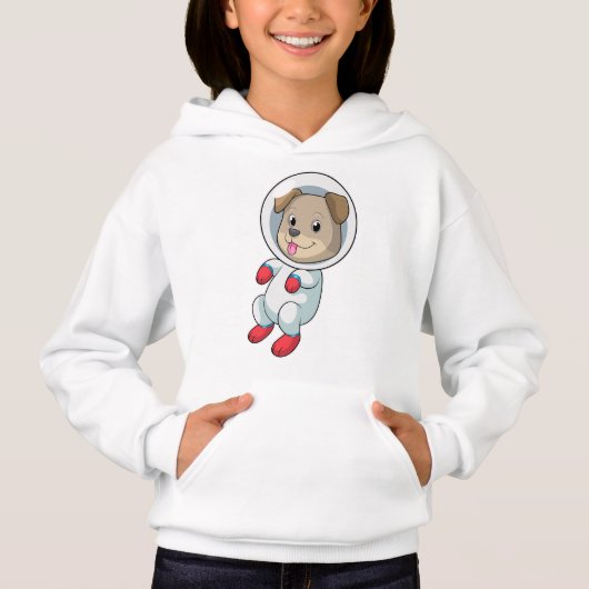 Chien dans l'espace en costume (Devant)