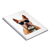 Chien dans lunettes de soleil Carnet spiral (Côté Droit)