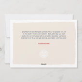 Chien dans un camion Illustré carte de vacances d' (Dos)