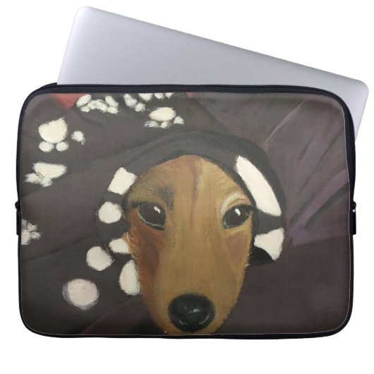 Chien dans un sac électronique à couverture (Devant)