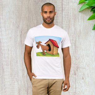 Chien Dans Une Maison De Chien Mens T-Shirt