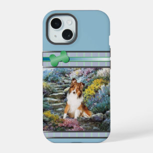 Chien d'art moderne bleu Shetland Sheepdog