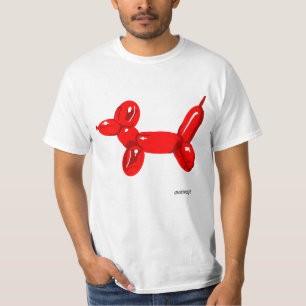 Chien de ballon - T-shirt blanc