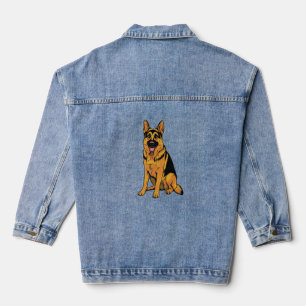 Chien de berger allemand Pop Art Rétro Bande dessi