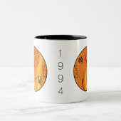 Chien de bois 1934 1994 Pompiers Leo zodiac Mug d' (Centre)