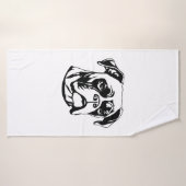Chien de boîte (Serviette de bain)