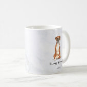 Chien de boîte Mug personnalisé (Devant droit)