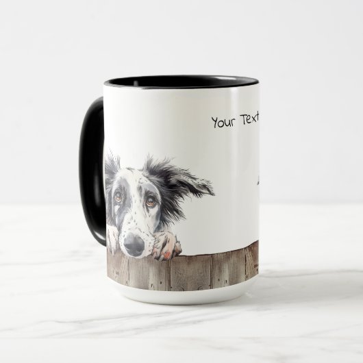 Chien de Borzoi Mug (Devant gauche)