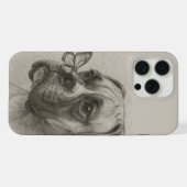 Chien de boxe avec papillon (Verso Horizontal)