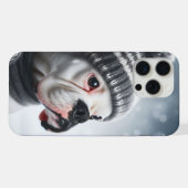 Chien de boxe en hiver (Verso Horizontal)